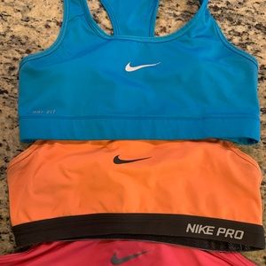 Nike sports bras